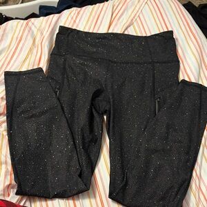 Athleta Charcoal Reflective Tights